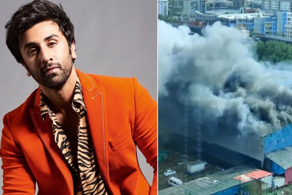 Ranbir Kapoor Film Set Catches Fire