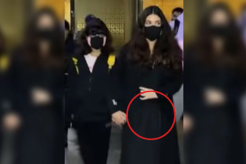 Aishwarya rai hiding baby bump