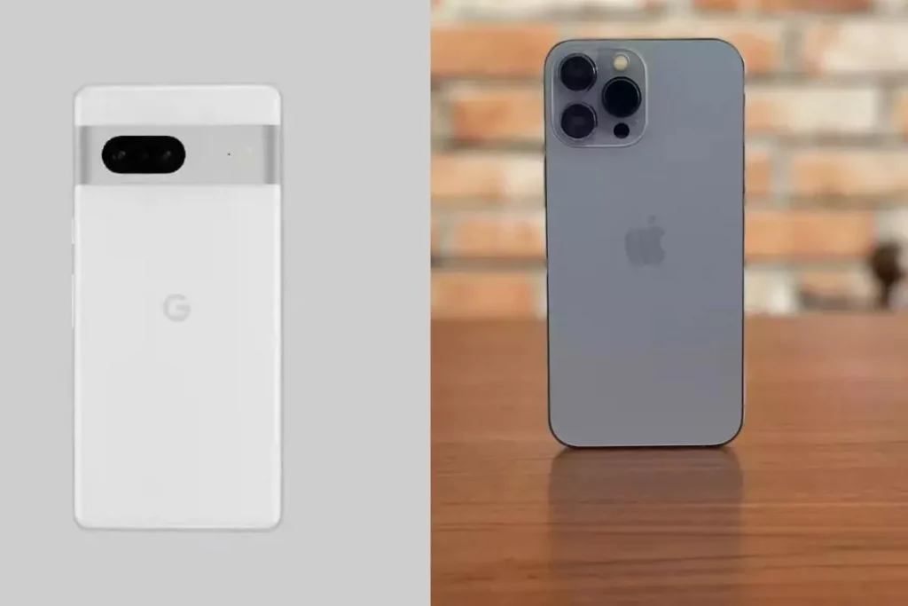 Google Pixel 7 Pro 5G vs Apple iPhone 13 Pro Max