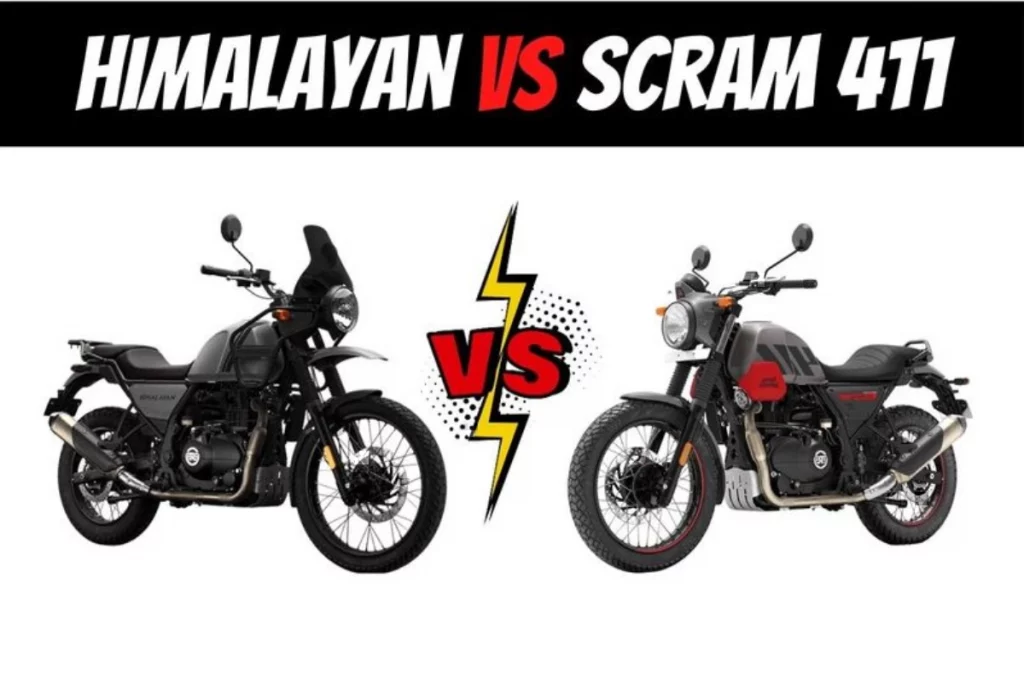 Royal Enfield Himalayan Vs Scram 411