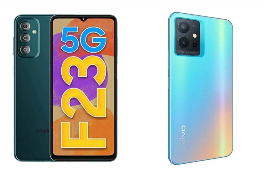 Samsung Galaxy F23 5G vs Vivo T1 5G