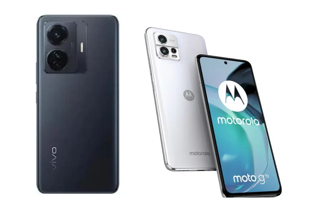 Vivo T1 44W vs Moto G72